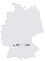 Wo liegt Bruchsal? (Karte)